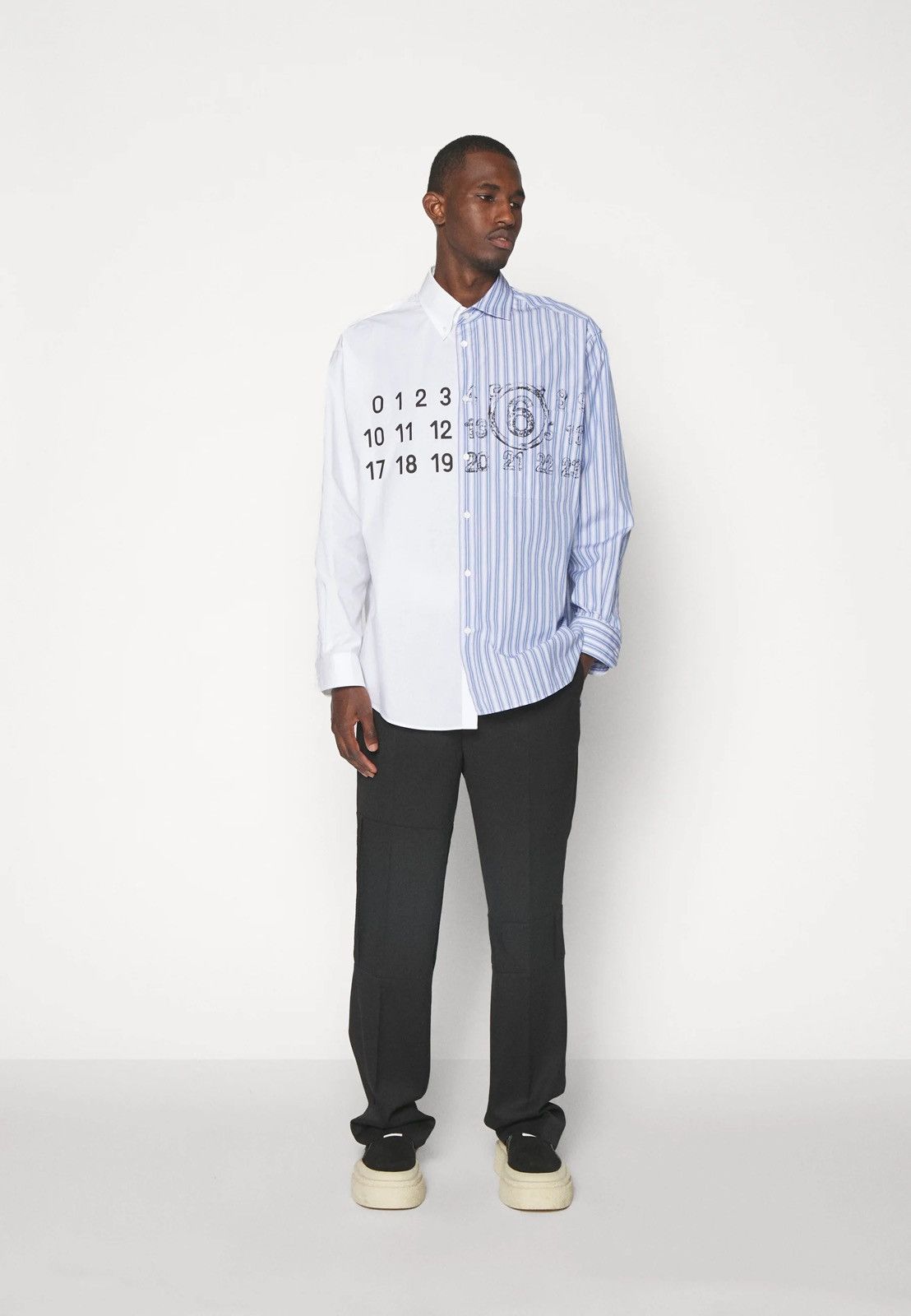 Maison Margiela !DS! SS23 Maison Margiela Reconstructed Black Casual Pants Size US 30 / EU 46 - 6 Thumbnail