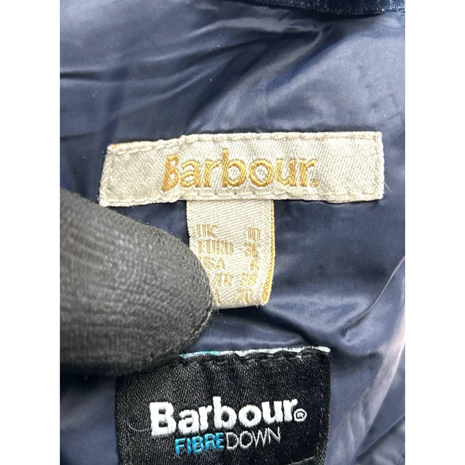 Barbour Barbour Winifred Sweat Quilted Fibre Down Puffer Jacket Womens 6 Blue Insulated Jacket Size M / US 6-8 / IT 42-44 - 7 Thumbnail