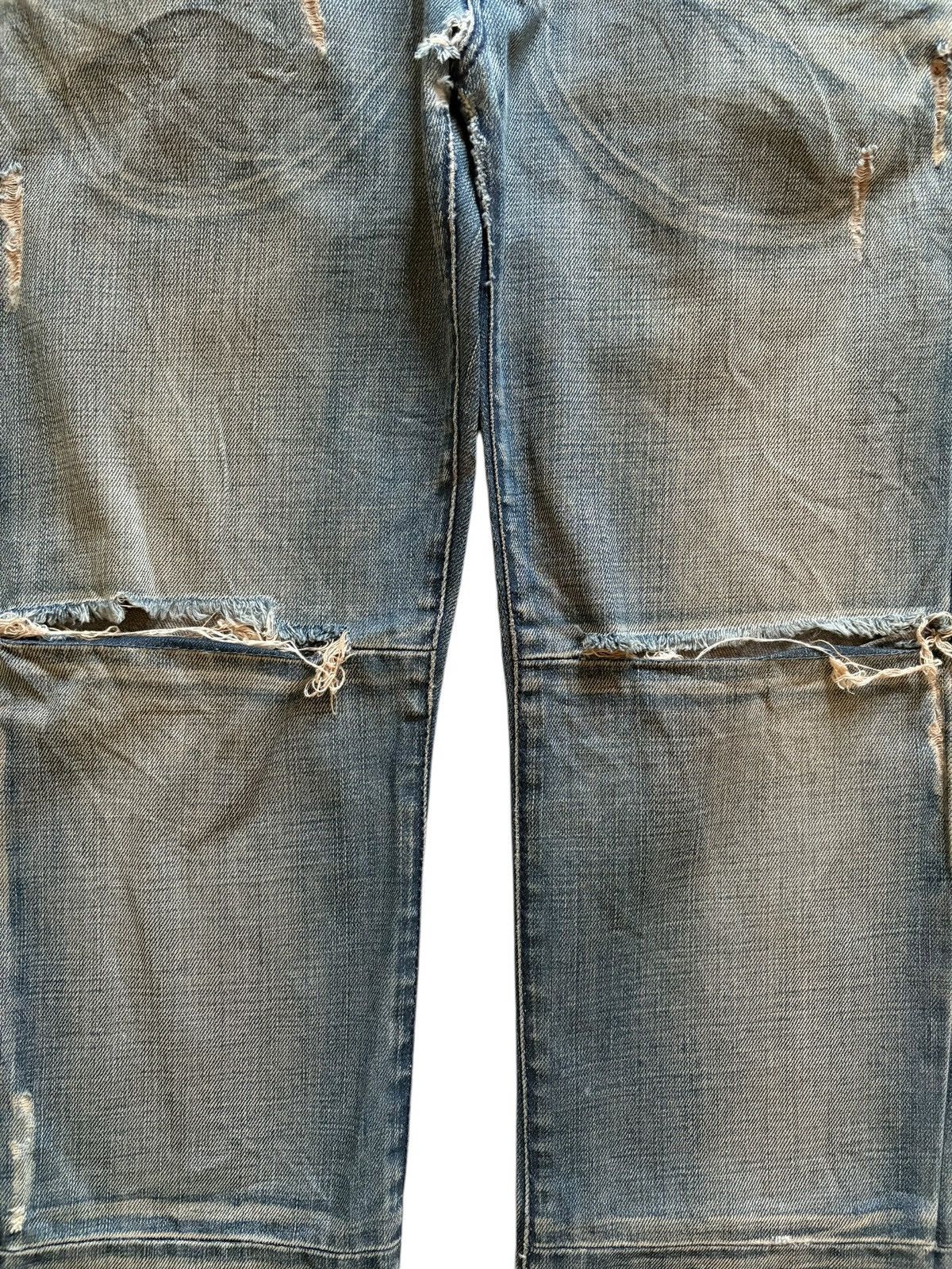 Japanese Brand Vintage Japanese Brand Rusty Mud Wash Distressed Loose Jeans Size US 32 / EU 48 - 5 Thumbnail