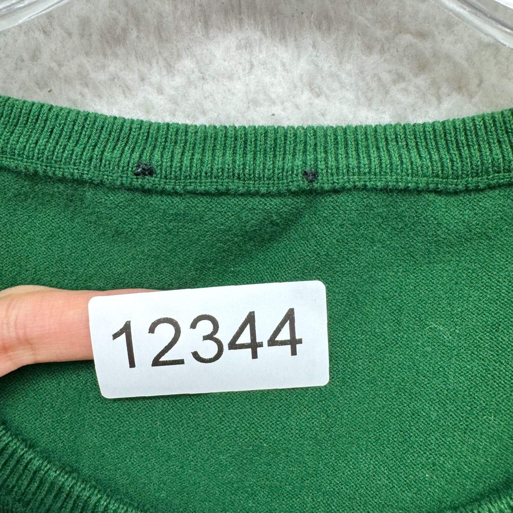 Vintage VINTAGE Sweater Vest Top Small Womens Green Knit Preppy Academia Corpcore Pima Cotton Size S / US 4 / IT 40 - 6 Thumbnail