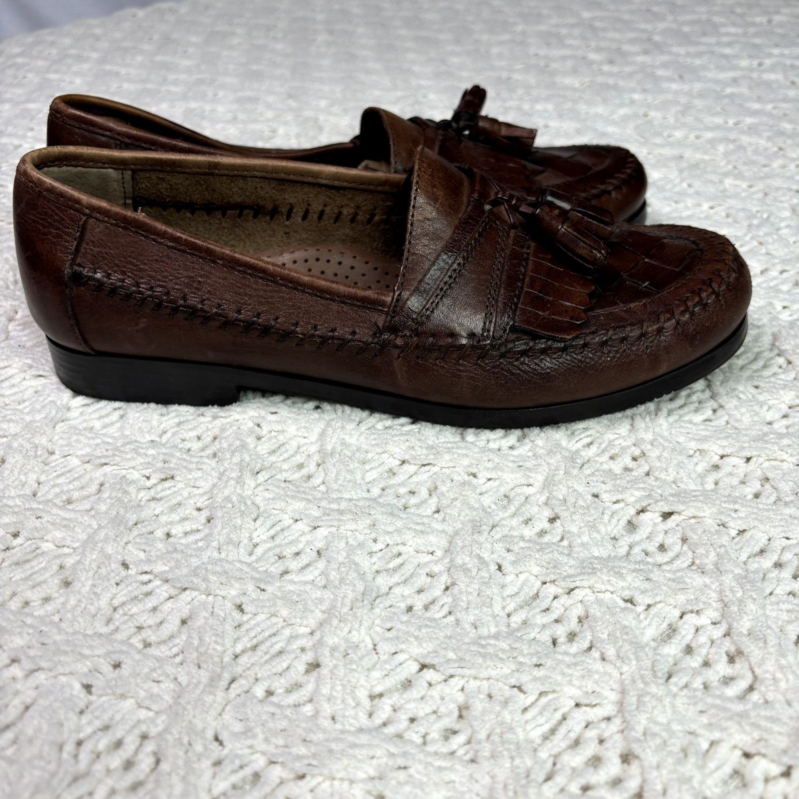 Giorgio Brutini Giorgio Brutini Leather Kiltie Tassel Loafers Shoes Men’s Si Size US 8 / EU 41 - 8 Thumbnail