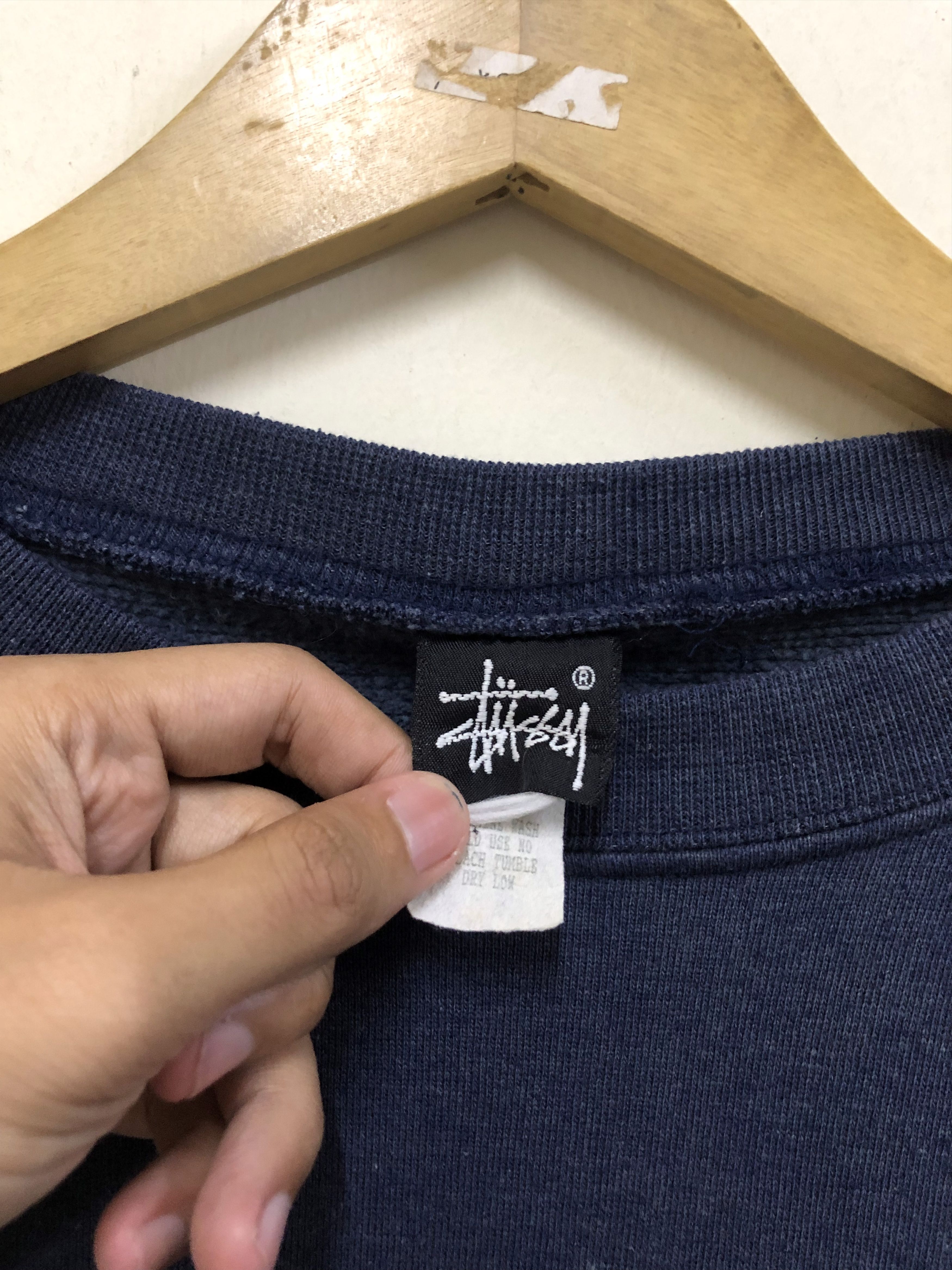 Stussy XSOLDX vintage sweatshirt stussy crown mirror print 80s 90s Size US XXL / EU 58 / 5 - 3 Thumbnail