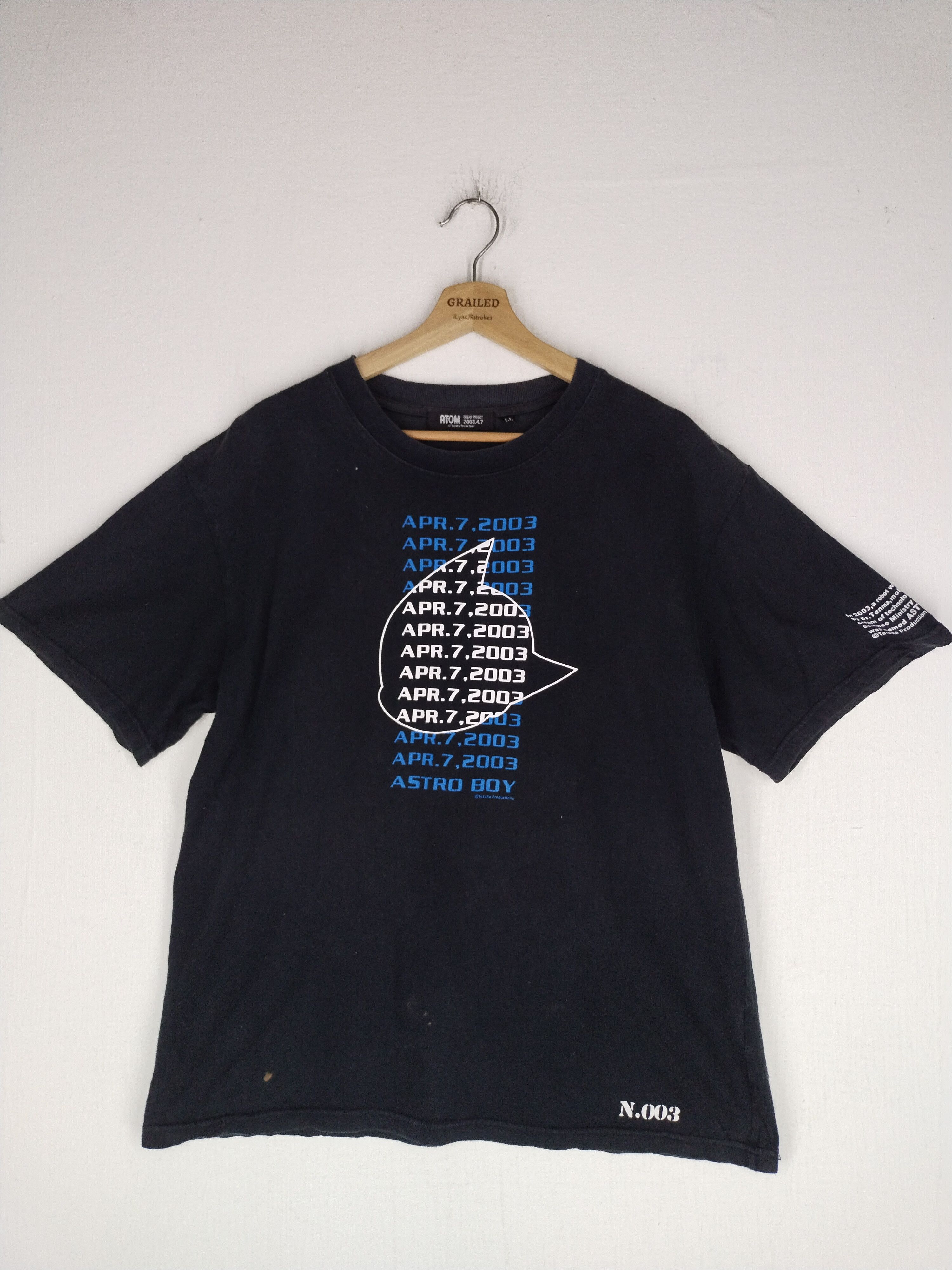 Japanese Brand × Vintage Vintage Astro Boy N.003 Atom Anime Movie Japanese Tee Size US L / EU 52-54 / 3 - 1 Thumbnail