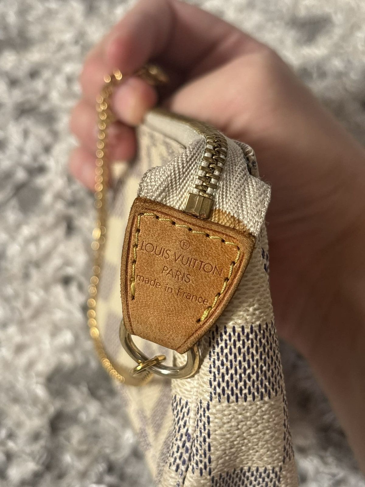 Louis Vuitton Louis vuitton mini pochette bag damier azur Size ONE SIZE - 4 Thumbnail