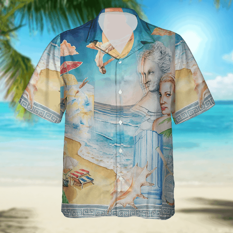 Vintage Le Plongeon Shirt, Art-Inspired Elegance Size US S / EU 44-46 / 1 - 3 Thumbnail