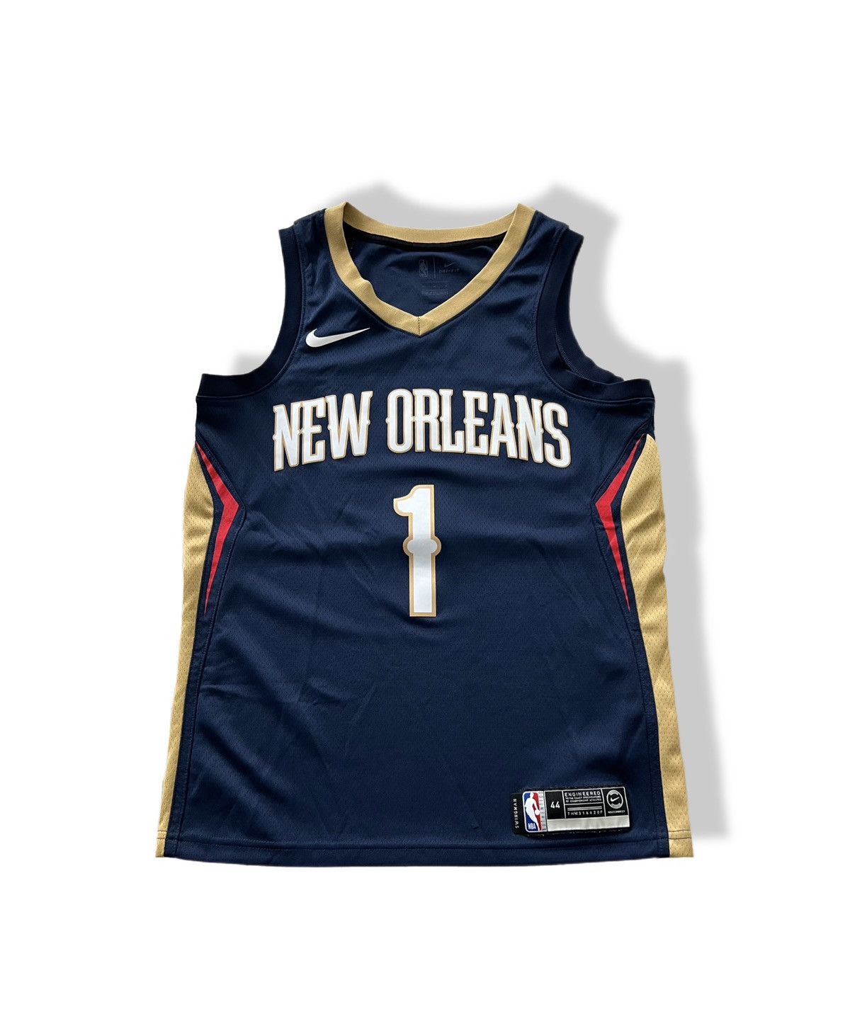 NBA Nike NBA Zion Williamson New Orleans Pelicans Jersey Size M Size US M / EU 48-50 / 2 - 1 Thumbnail