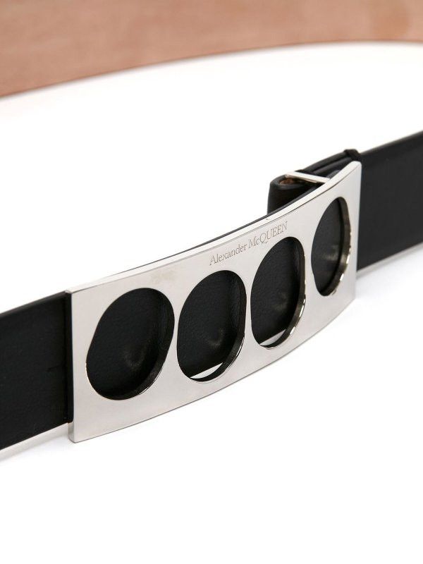 Alexander McQueen o1w1db10725 Size:90/The Grip Belt in Black Size ONE SIZE - 3 Thumbnail