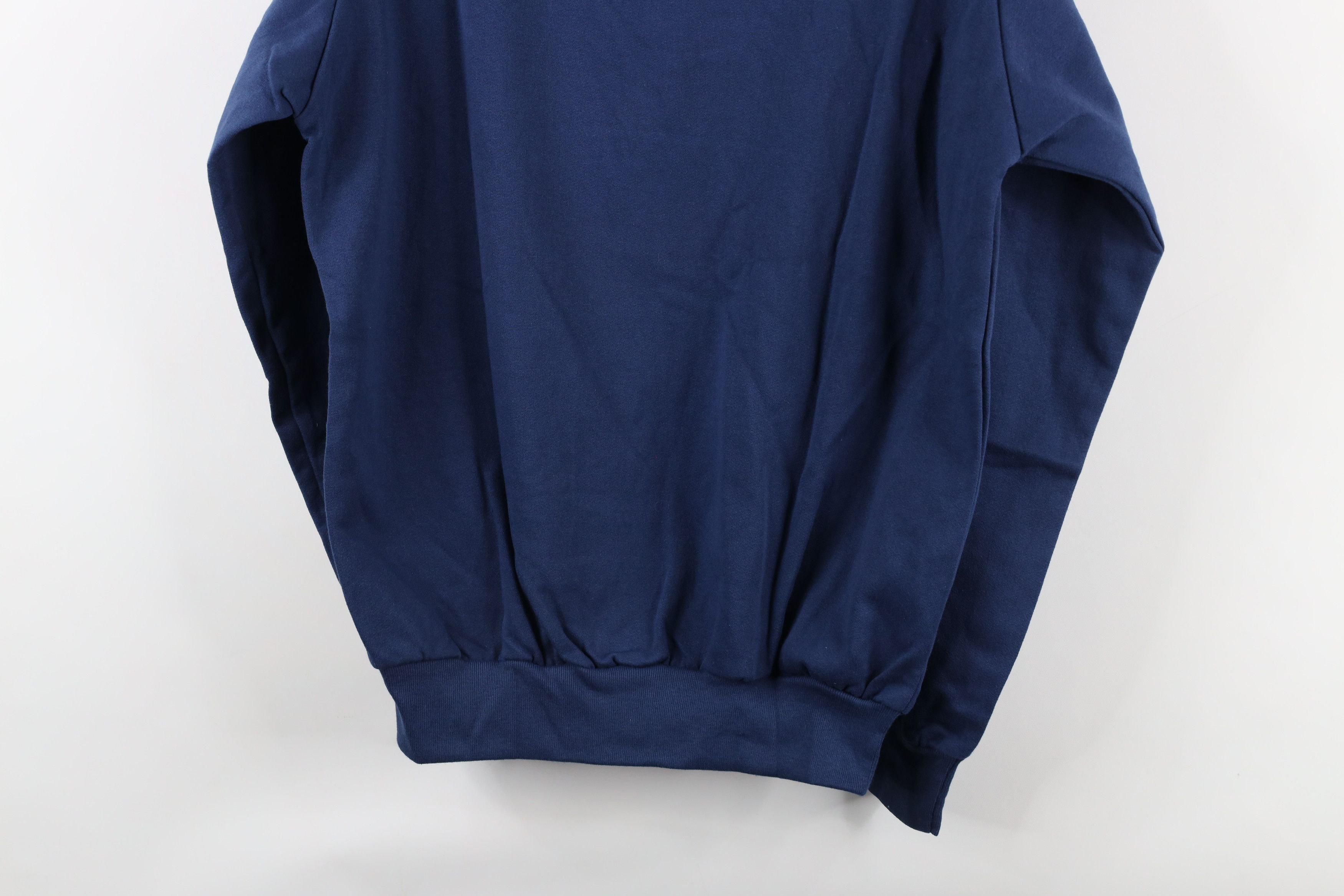 Vintage Deadstock Vintage 90s Streetwear Collared Sweatshirt Blue Size US L / EU 52-54 / 3 - 7 Thumbnail