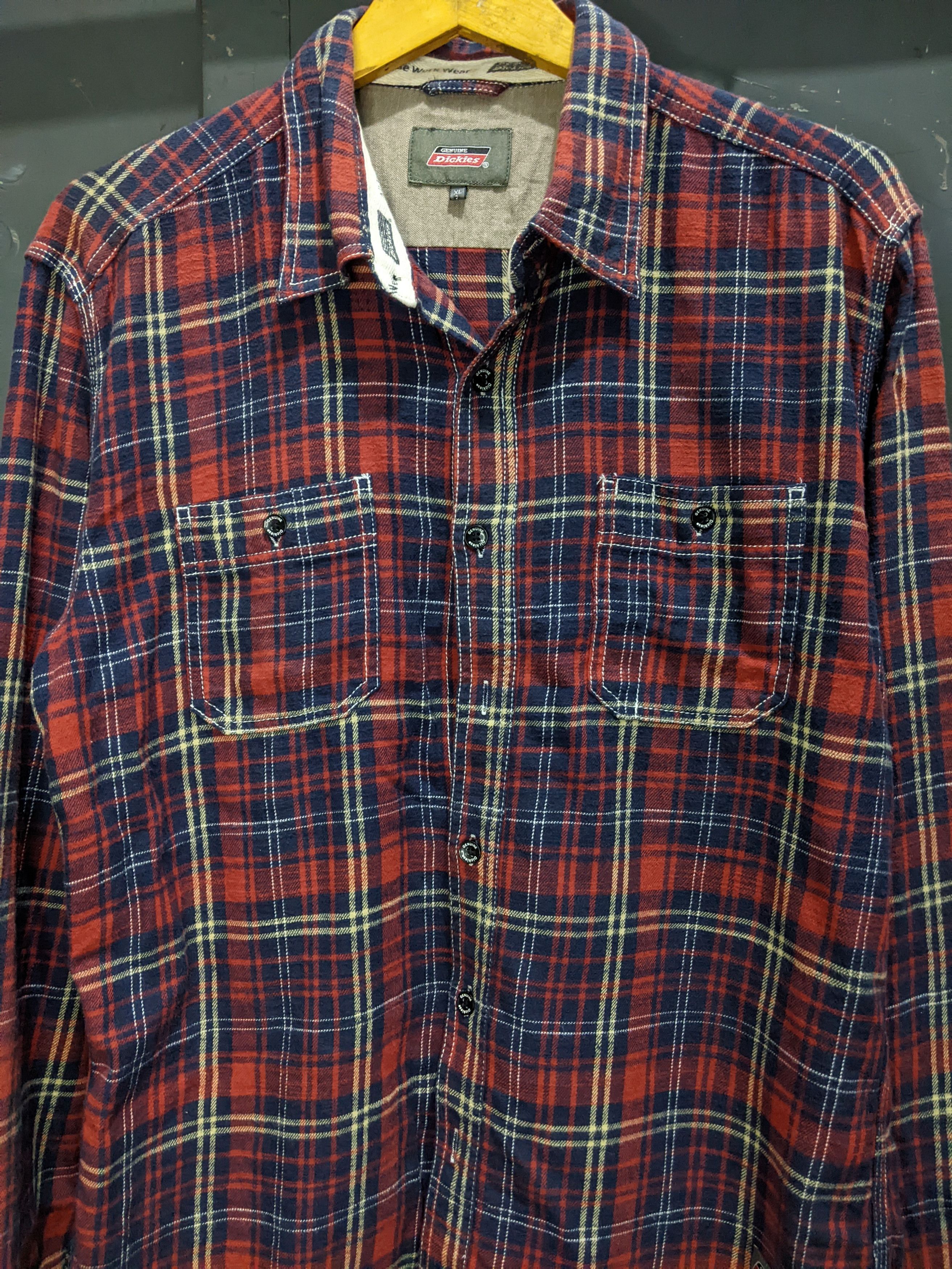 Dickies Genuine Dickies Flannel Shirt Size US XL / EU 56 / 4 - 6 Thumbnail