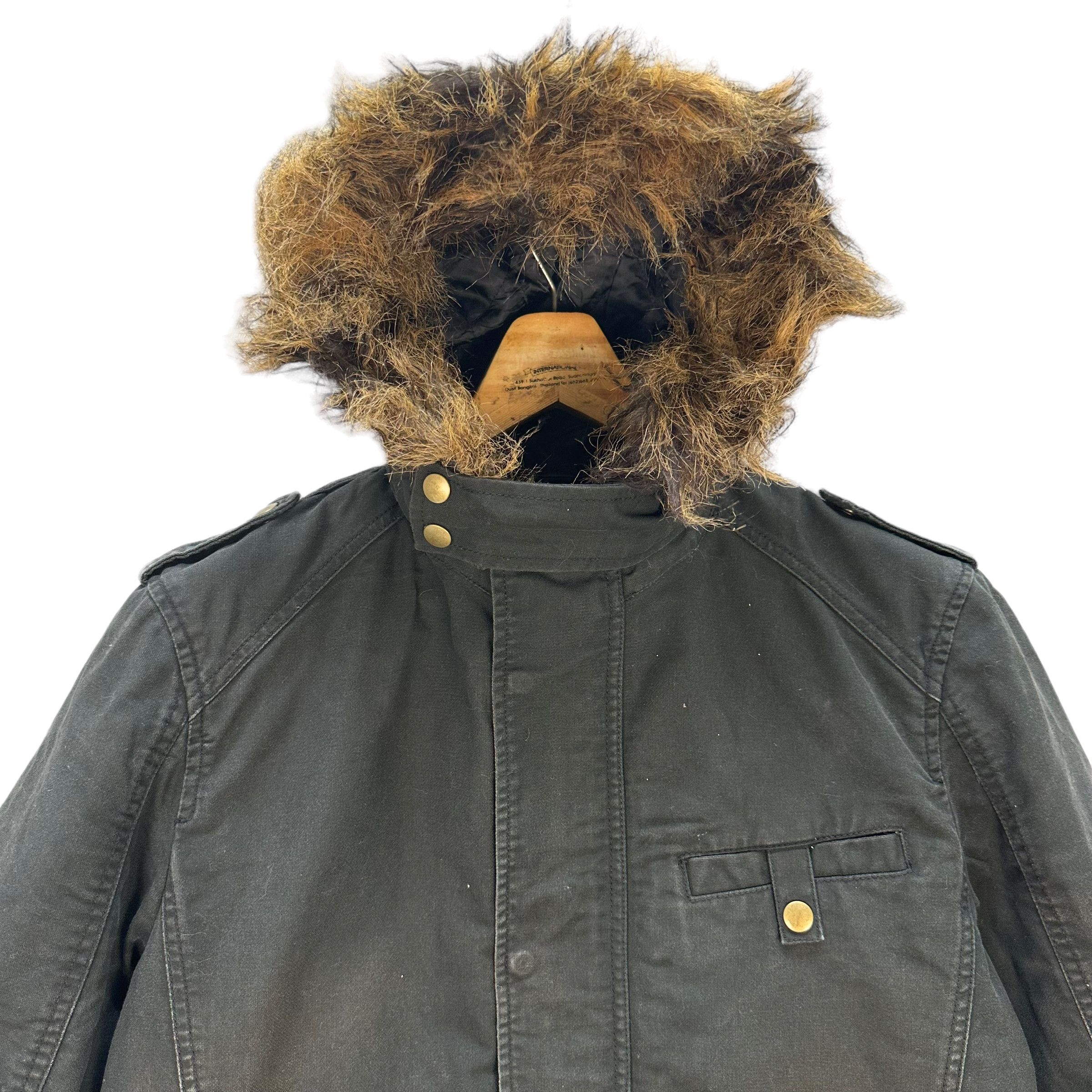 PPFM PPFM SUN FADED FUR HOODIE JACKET #8630-018 Size US L / EU 52-54 / 3 - 2 Thumbnail