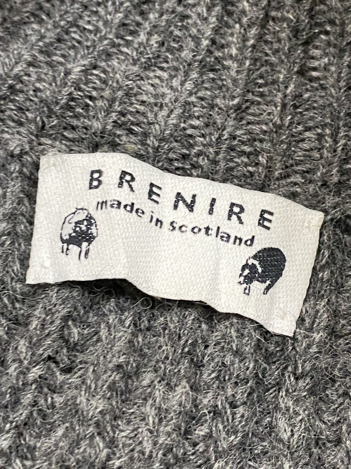 Vintage Vintage Brenire Suede Knit Wool Riri Zip Jacket Scotland Size US M / EU 48-50 / 2 - 9 Thumbnail