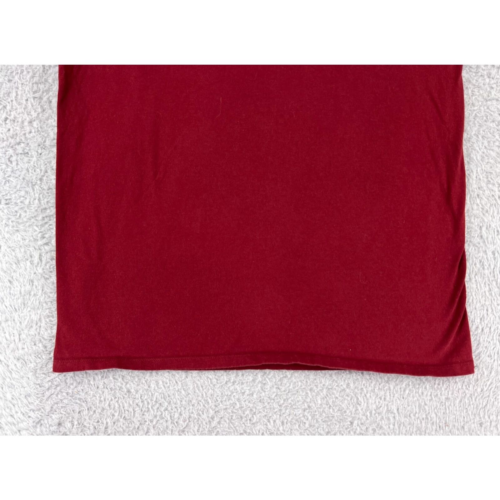 Nike Nike Shirt Mens Medium Red Swoosh Short Sleeve Crew Neck Cotton Blend Athletic - Logo, Outdoor, Sports, Retro - Nike Mens M Red Shirt Size US M / EU 48-50 / 2 - 6 Thumbnail