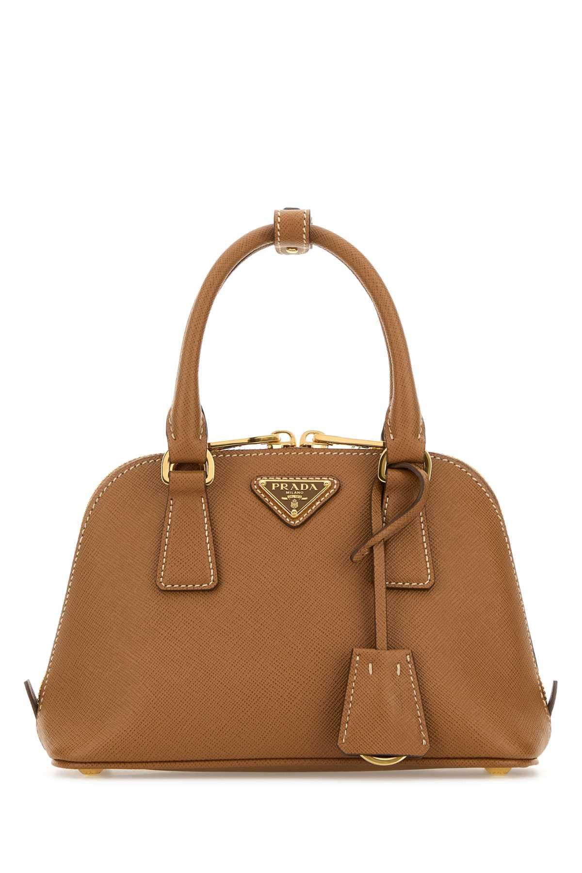 Camel Leather Handbag