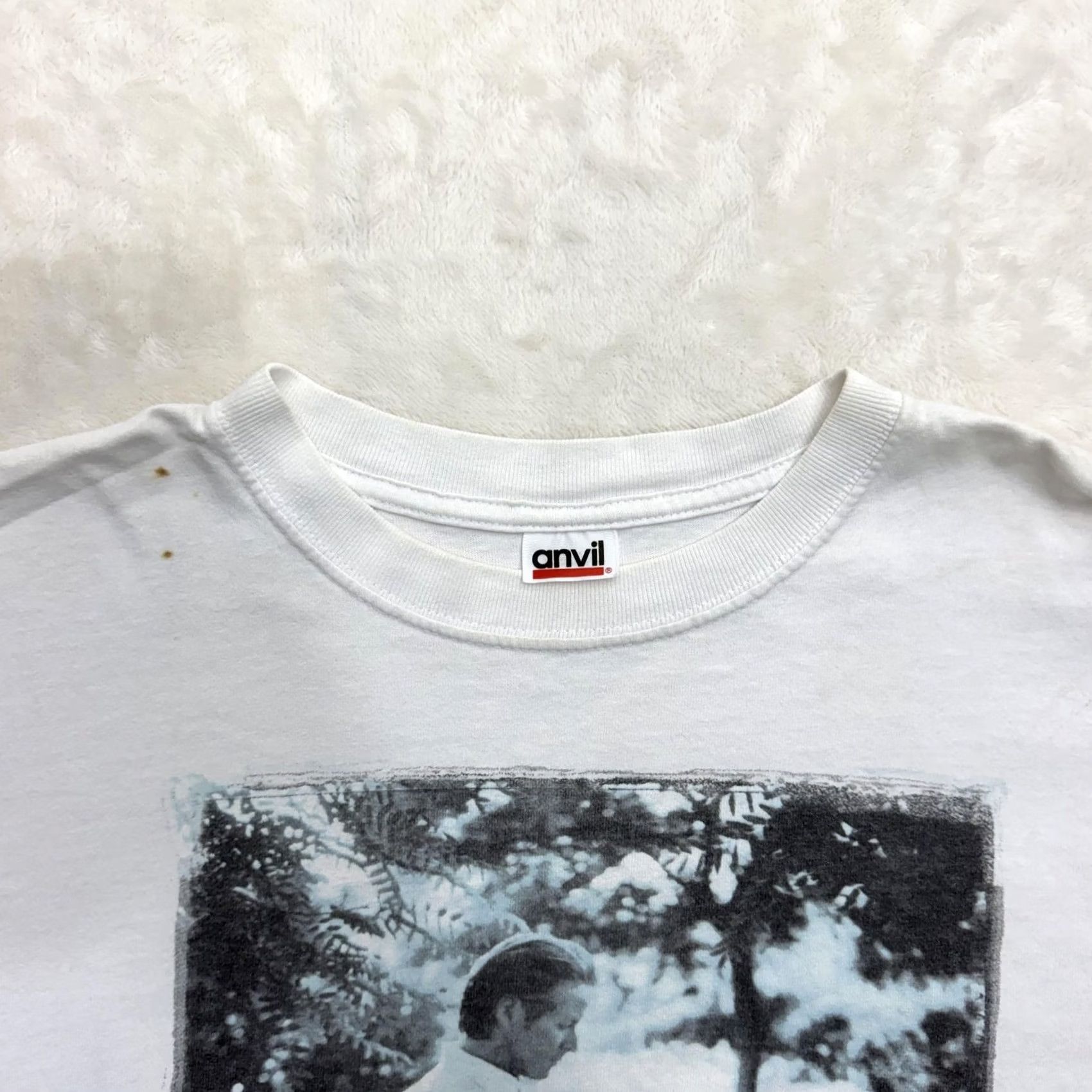 Anvil VINTAGE Don Henley Shirt Mens XL White Inside Job 2000 Tour Anvil Graphic Tee Size US XL / EU 56 / 4 - 3 Thumbnail
