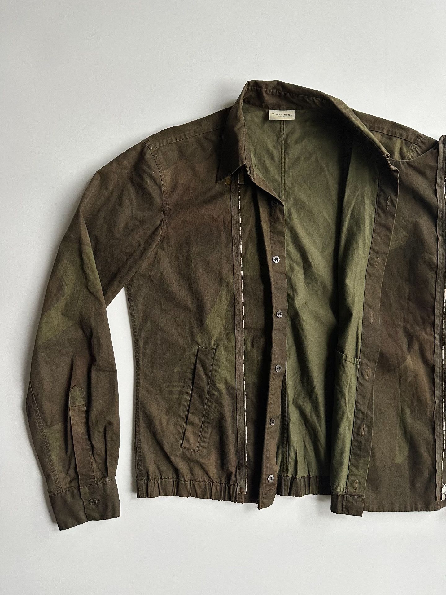 Dries Van Noten DRIES VAN NOTEN Camouflage Napoleon shirt jacket| Size US S / EU 44-46 / 1 - 3 Thumbnail