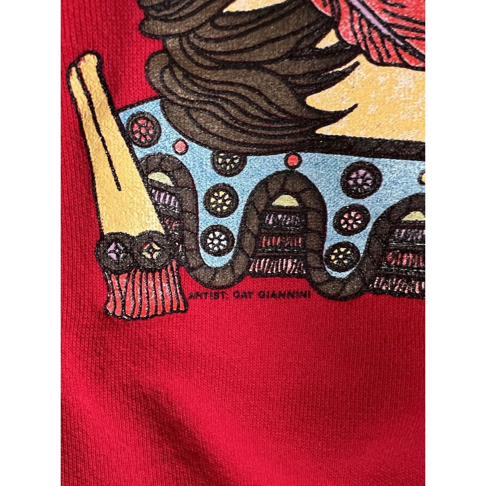 Hanes Vintage American Carousel Museum Raglan Sweatshirt 80's Hors Size L / US 10 / IT 46 - 4 Thumbnail