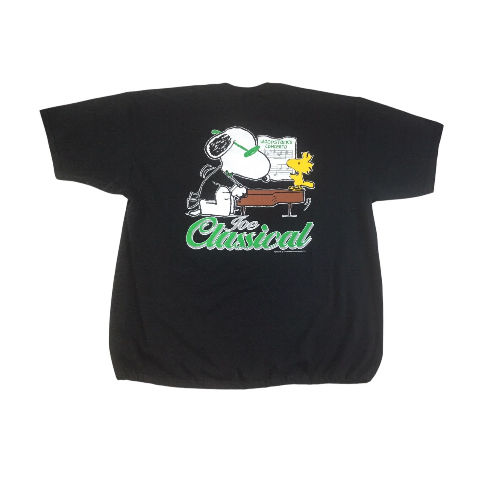 Peanuts Peanuts Snoopy Woodstock Joe Cool Musical Black Top Size 2XL Size XXL / US 16-18 / IT 52-54 - 1 Thumbnail