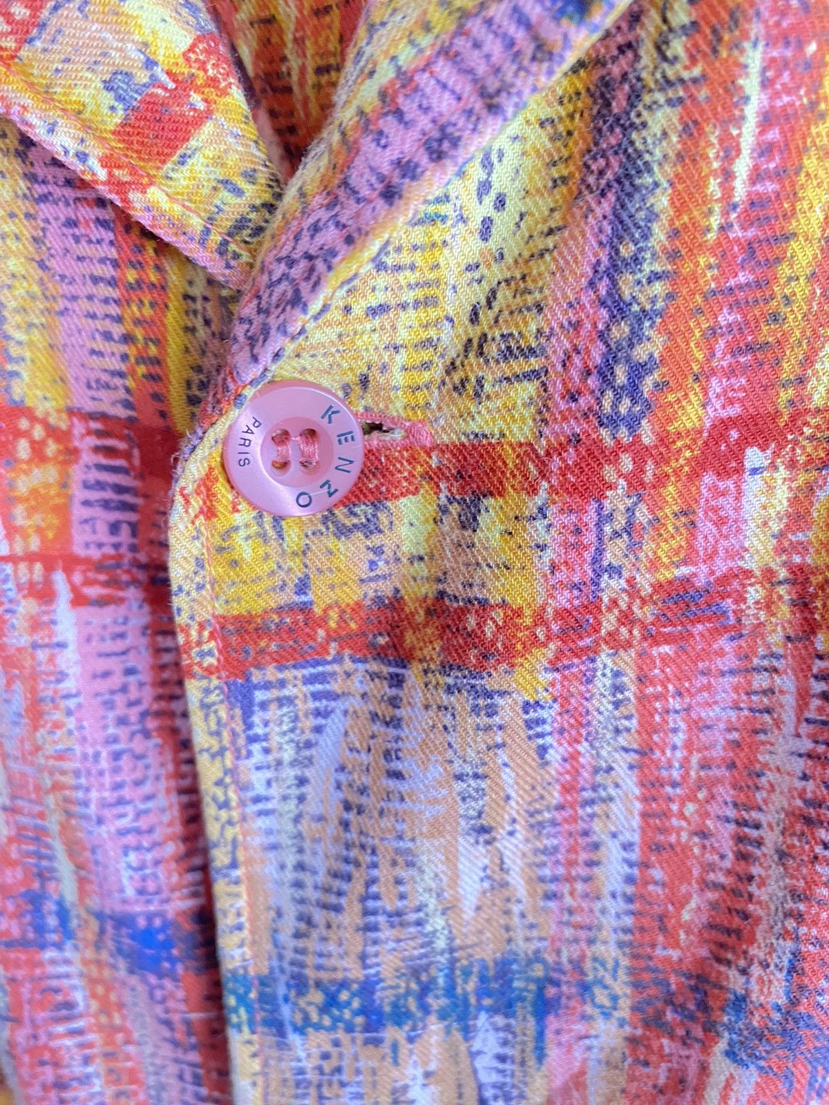 Kenzo KENZO multicolor printed shirt Size US M / EU 48-50 / 2 - 7 Thumbnail