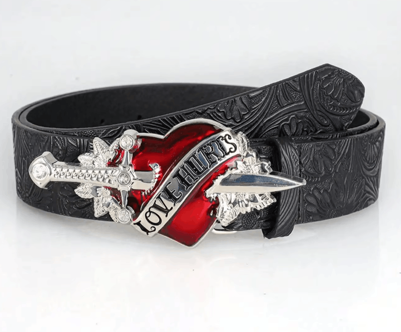 Japanese Brand Punk Rock Y2K Belts Size 44 - 1 Thumbnail