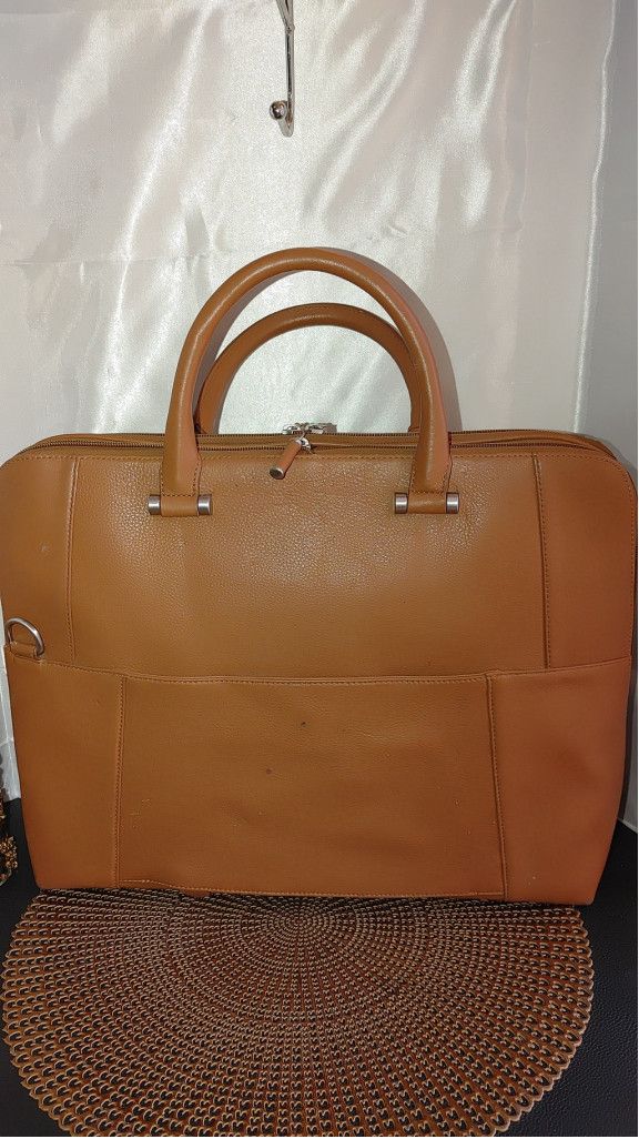 Other Levenger Blair Expandable Leather Attache Size ONE SIZE - 6 Thumbnail