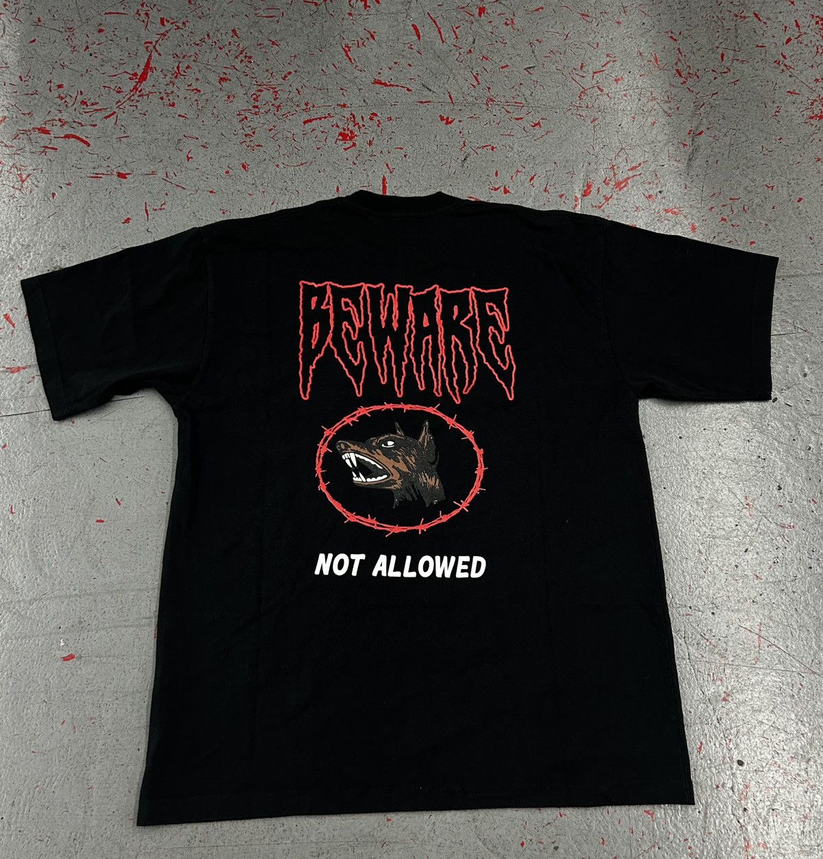 Tuff Crowd Tuff Crowd “Not Allowed” Dog T shirt Size US L / EU 52-54 / 3 - 1 Thumbnail