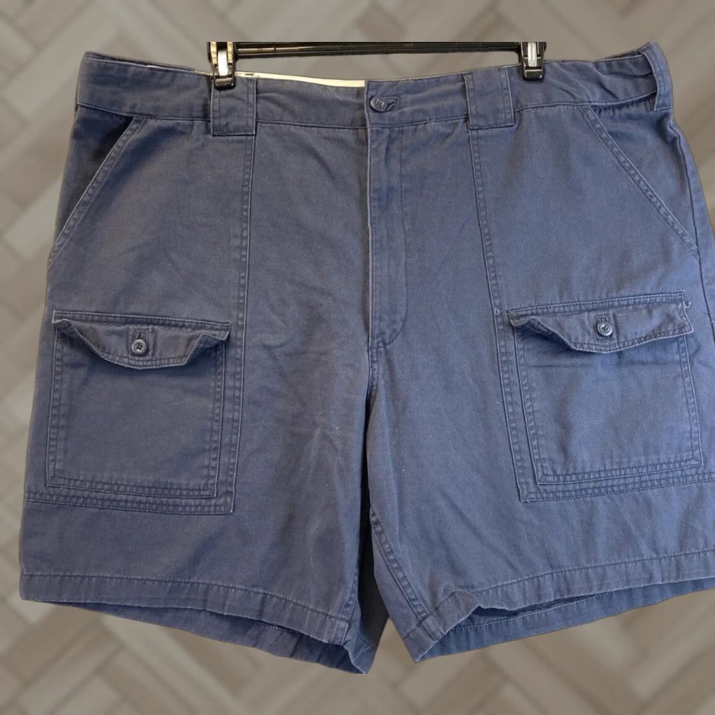 Vintage Foundry Cargo Shorts Men's 50 Gray Outdoor Casual Workwear Cargo Pockets Adult Mens Size US 34 / EU 50 - 1 Thumbnail