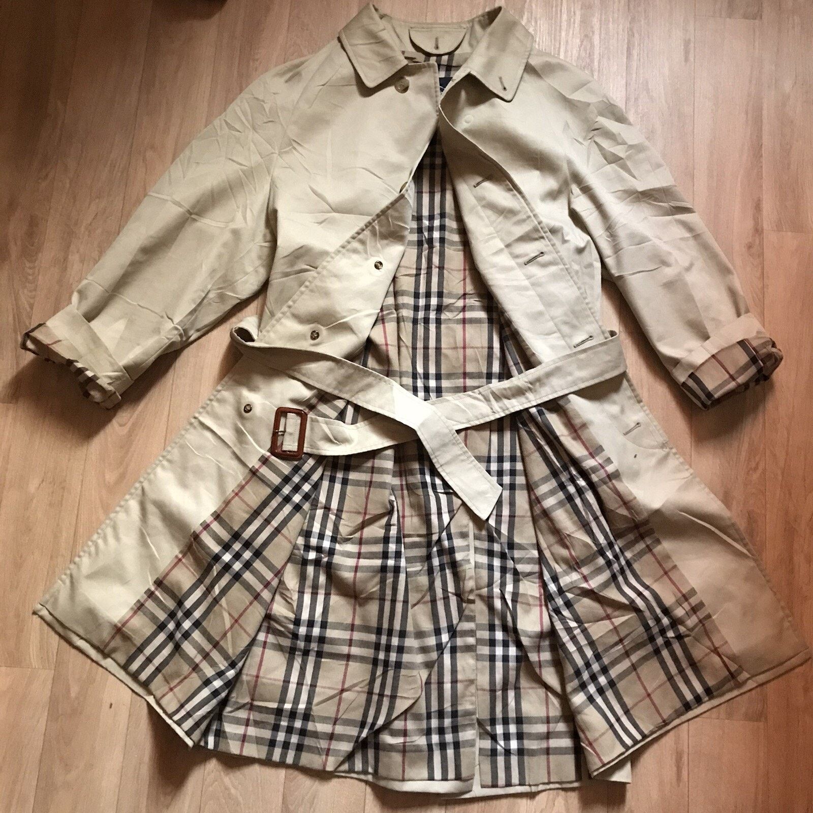Burberry Burberry london Trench Coat jacket Nova Check belted Size US S / EU 44-46 / 1 - 2 Thumbnail