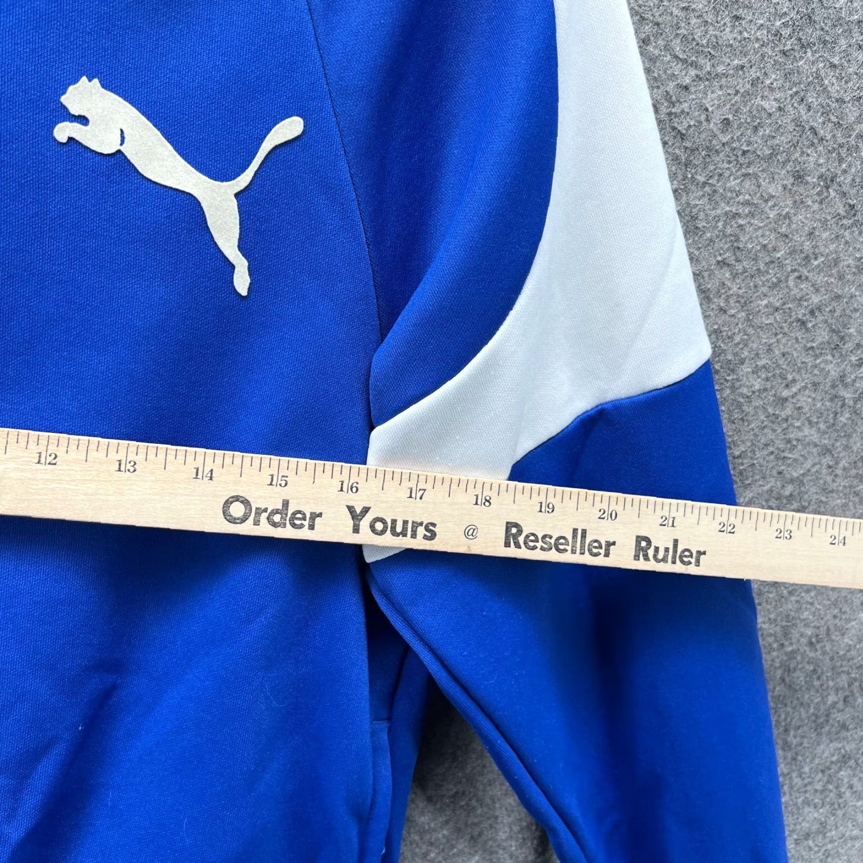 Puma Vtg Puma Track Jacket Women Medium Blue Full Zip High Neck Windbreaker Logo Athletic Jacket Mens? Size M / US 6-8 / IT 42-44 - 2 Thumbnail
