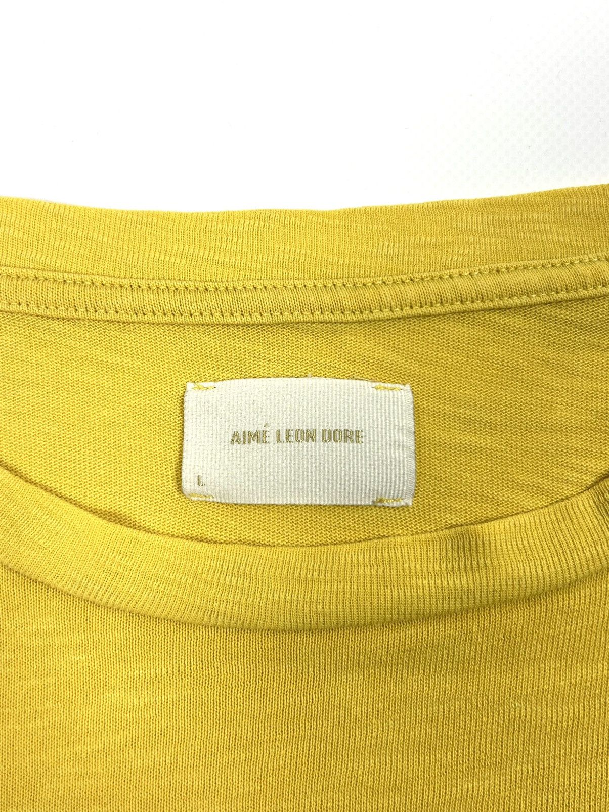 Aime Leon Dore Aimé Leon Dore AIME Logo Tee Yellow L Streetwear Essential Size US L / EU 52-54 / 3 - 10 Thumbnail