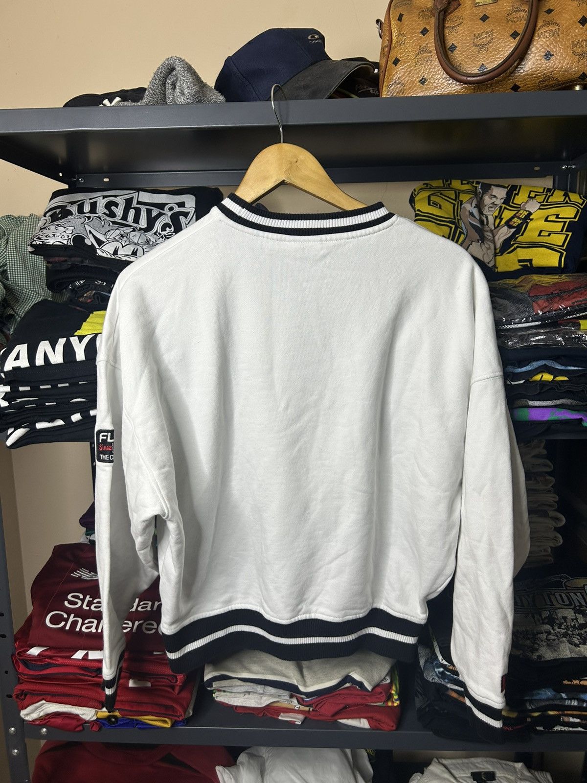 Fubu Vintage FUBU Sports Sweatshirt White S Size S / US 4 / IT 40 - 3 Thumbnail