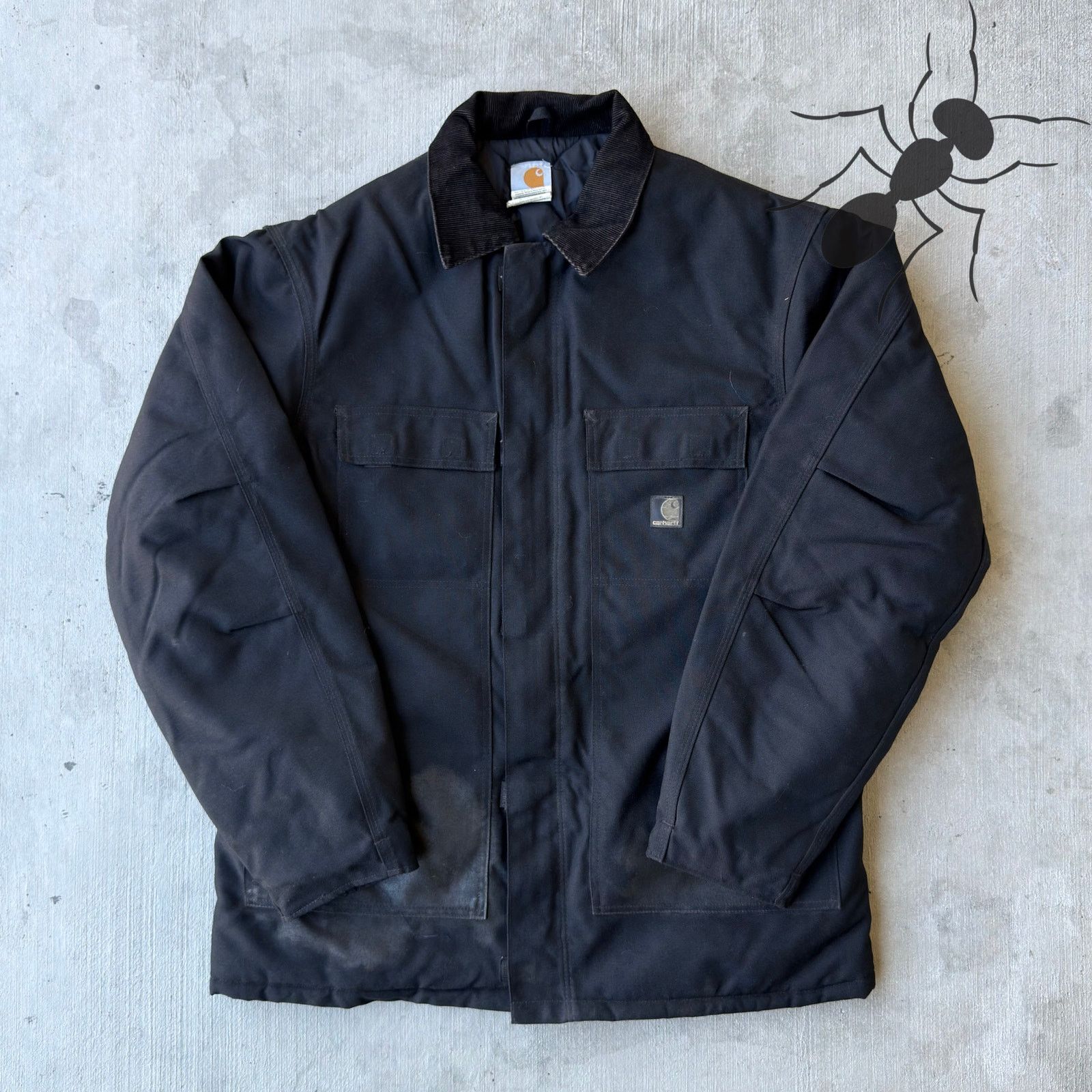 Carhartt × Vintage Carhartt C55 black arctic work wear jacket Size US L / EU 52-54 / 3 - 1 Thumbnail