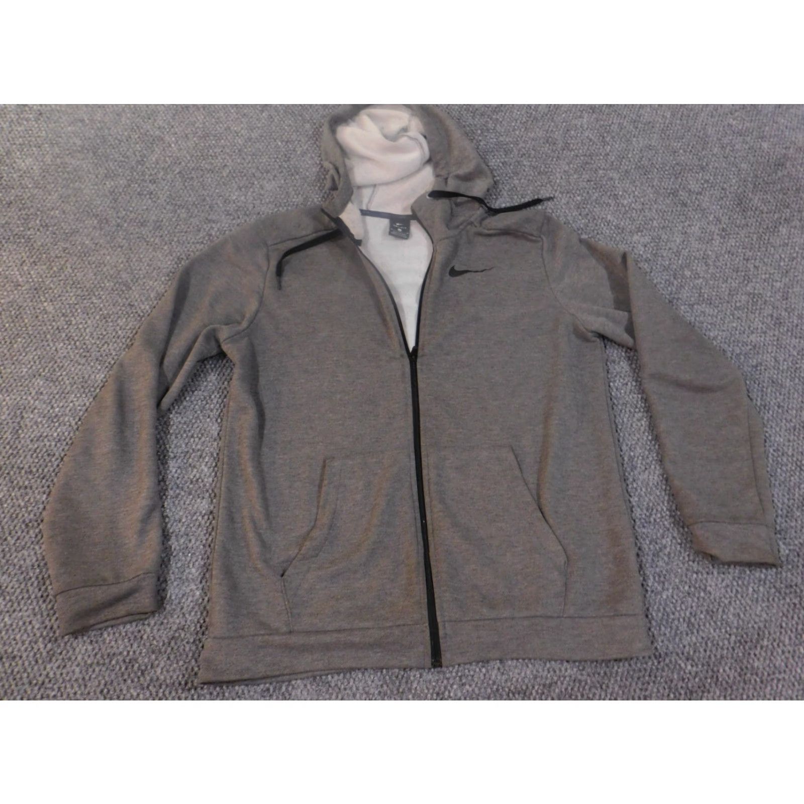 Nike Nike Jacket Mens M Gray Dri-fit Windbreaker Full Zip Logo Performance Stretch Vintage No Size US M / EU 48-50 / 2 - 2 Thumbnail