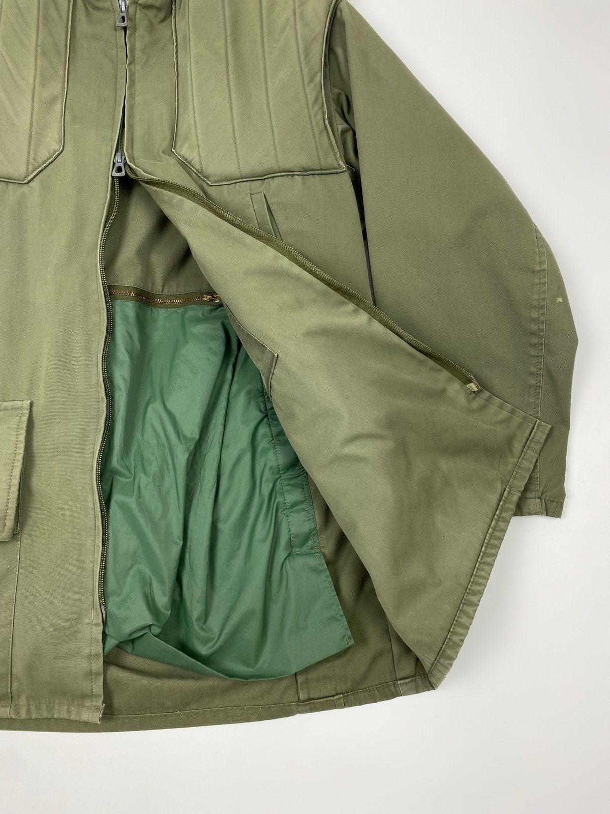 Vintage 60s 70s Vintage French Cotton Padded Hunting Jacket Size US S / EU 44-46 / 1 - 8 Thumbnail