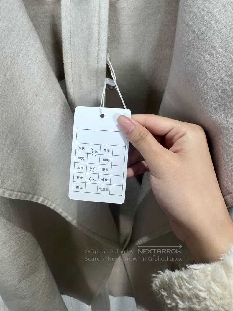 Hermes Hermes Off-white cashmere coat Size XXS / US 00 / IT 34 - 3 Thumbnail