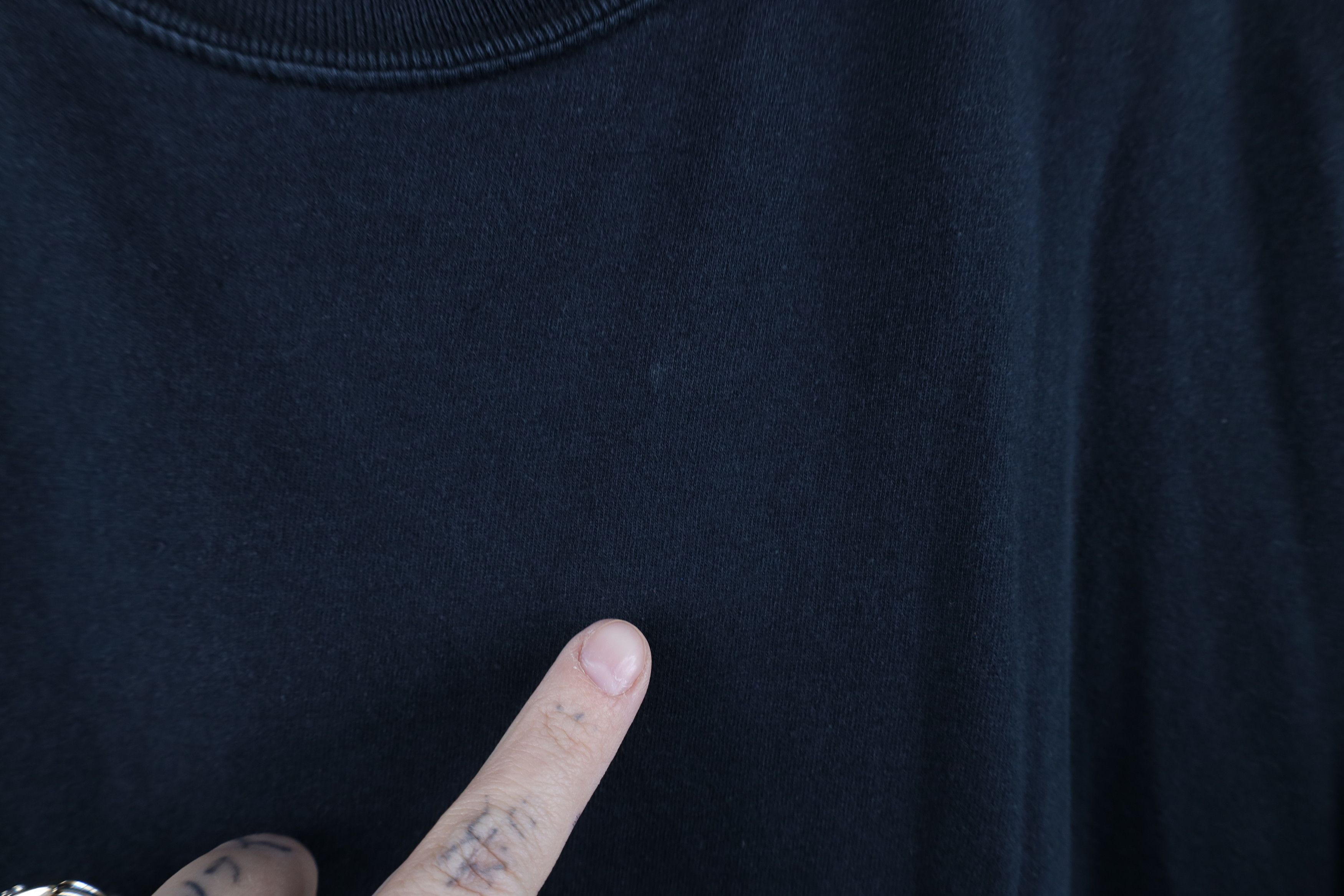 Vintage Vintage 90s Streetwear Short Sleeve T-Shirt Black Cotton Size US XL / EU 56 / 4 - 5 Thumbnail