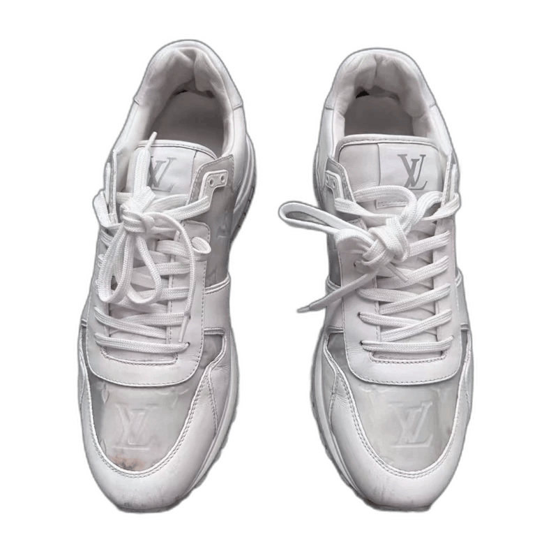 Louis Vuitton Louis Vuitton White Logo Runaway Sneakers Size US 8.5 / EU 41-42 - 1 Thumbnail
