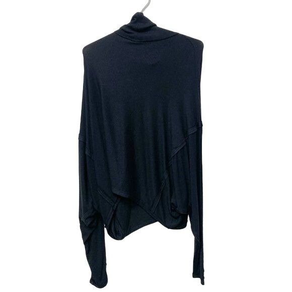 Free People Free People Black Dolman Turtleneck Top Size S / US 4 / IT 40 - 8 Thumbnail
