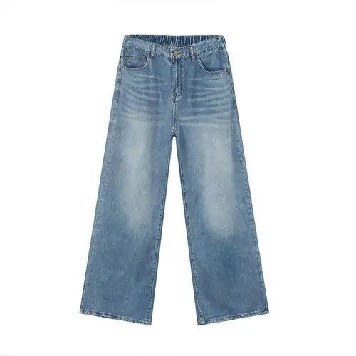 Jean Kobayashi x Nao Blue Baggy Wide Leg Denim Jeans Size US 30 / EU 46 - 5 Thumbnail