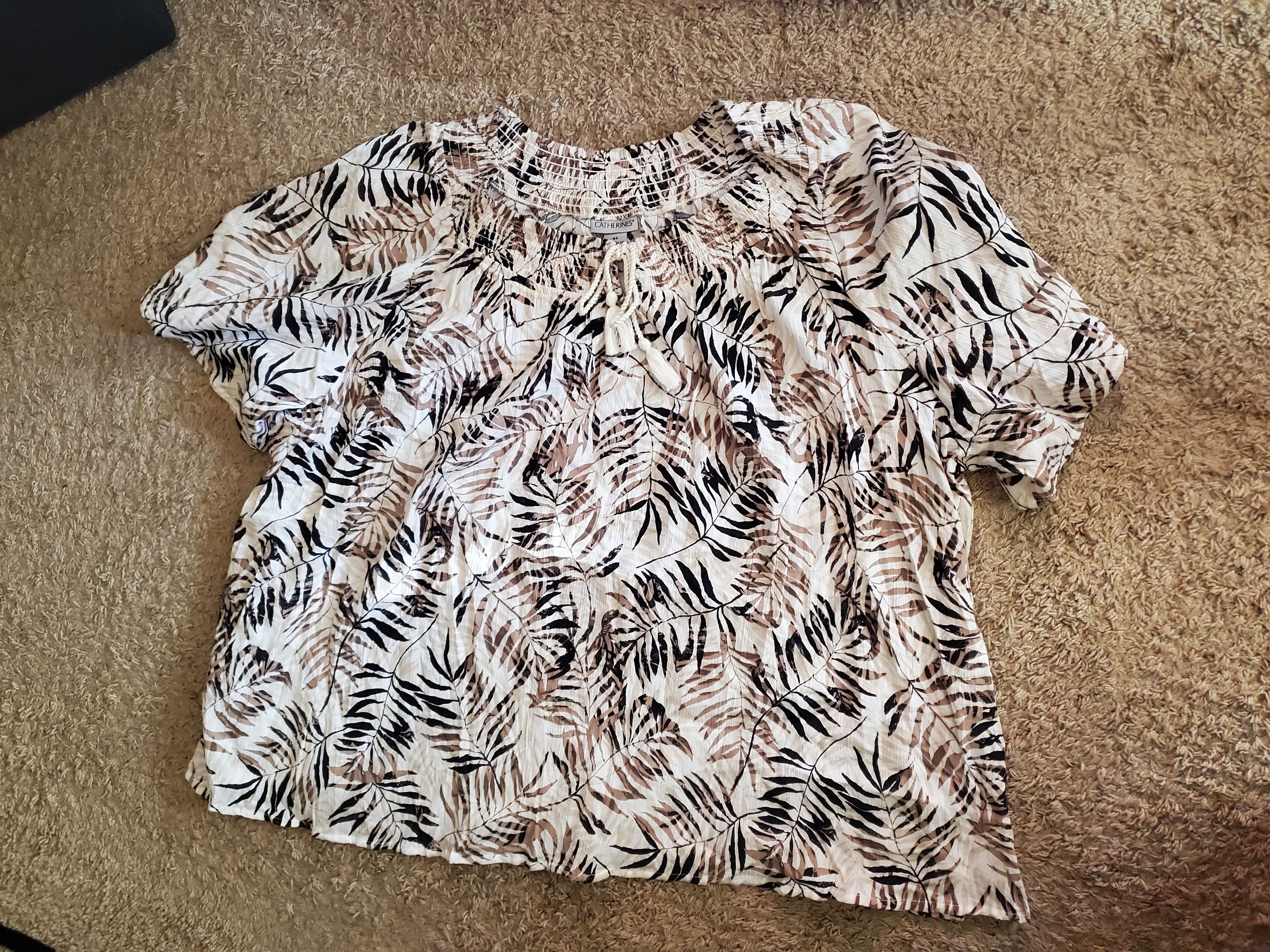 Other Set of 2 Catherines Plus Size Blouses- Size 5X! Size 4XL / US 24-26 - 3 Thumbnail