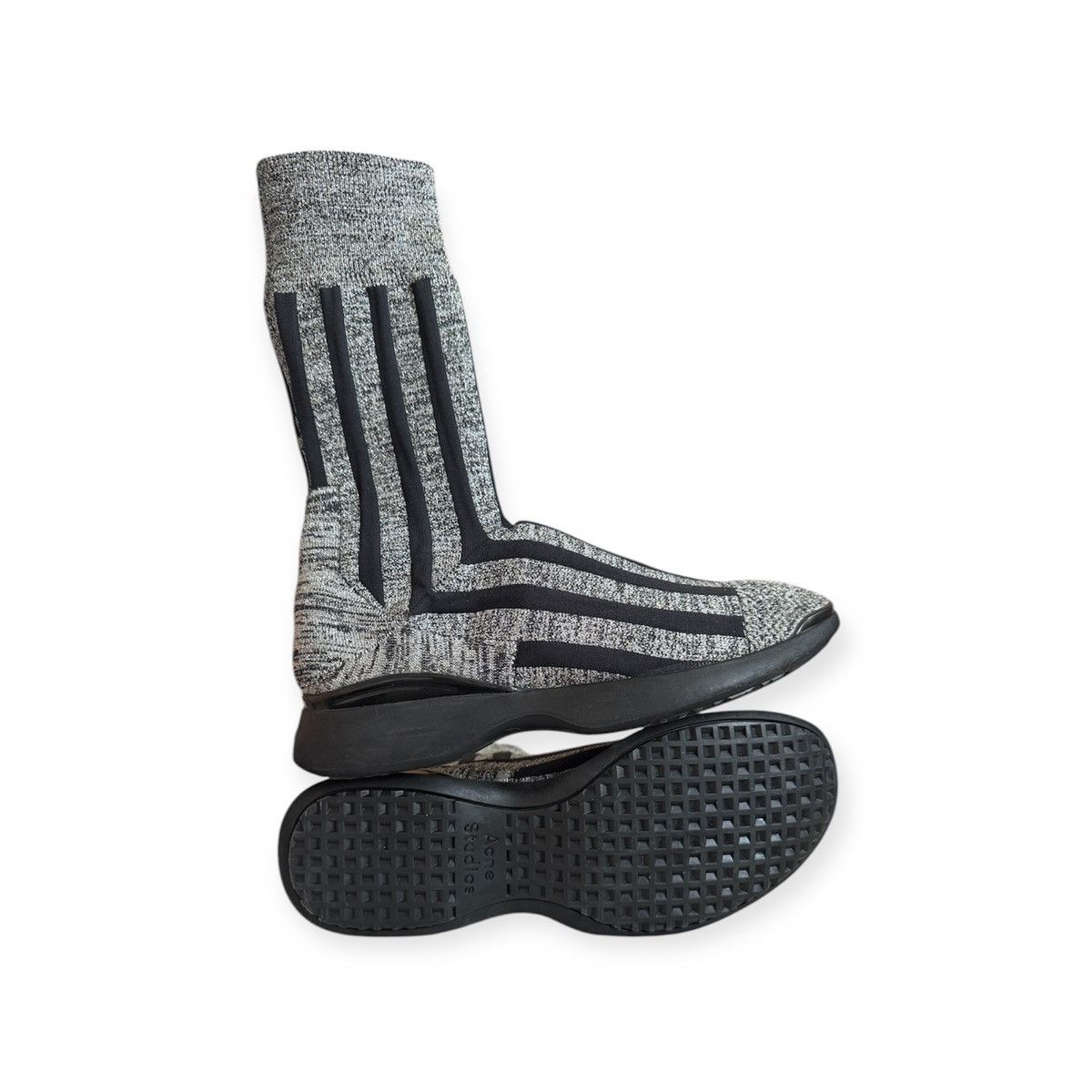 Acne Studios Acne Studios Batilda Lurex Black/silver Strips Size US 8 / IT 38 - 1 Thumbnail