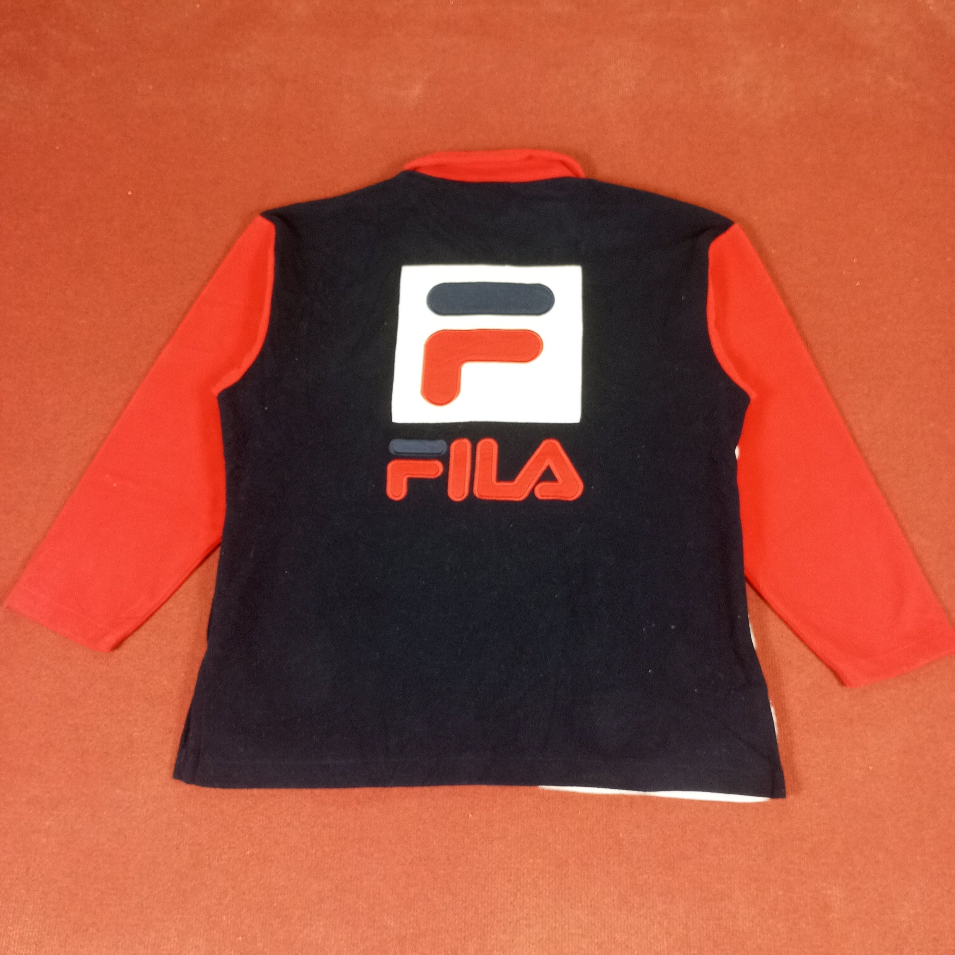 Fila × Vintage Fila Big Logo Design Sweater Size US XL / EU 56 / 4 - 1 Thumbnail