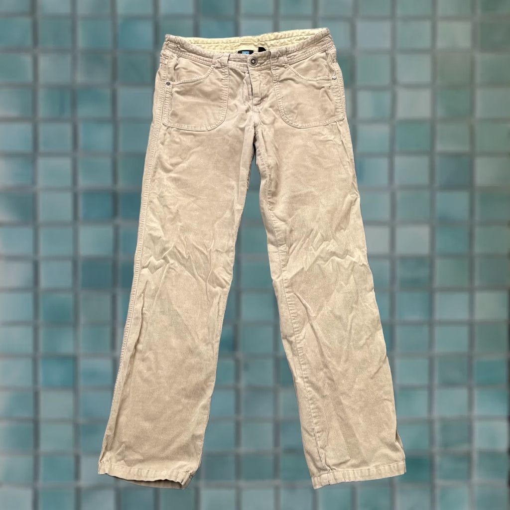 Vintage Kuhl Pants Womens 10R Beige Corduroy Straight Leg Cotton Spandex A-Line? Size 24" / US 00 / IT 34 - 1 Thumbnail