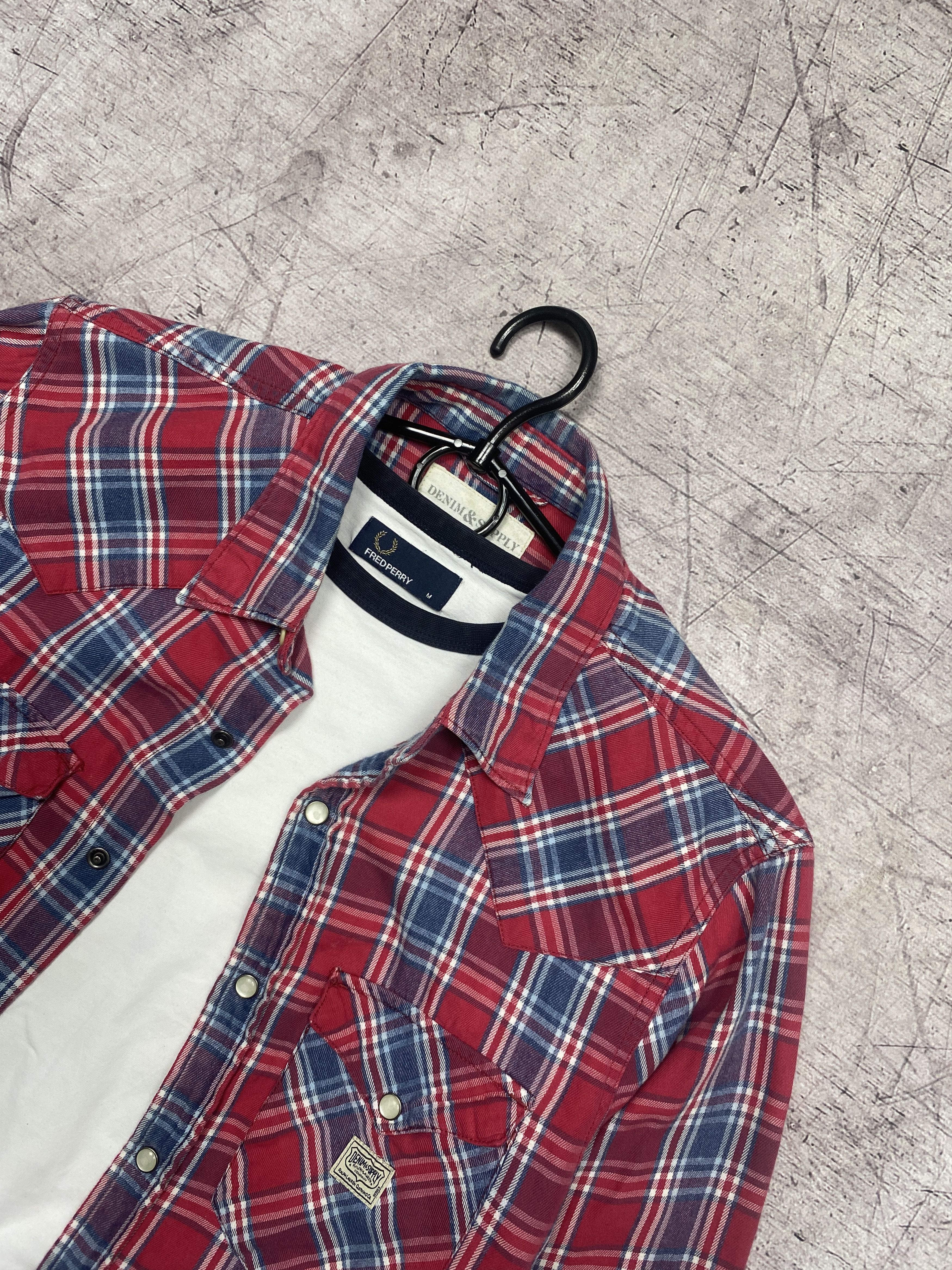 Denim & Supply Ralph Lauren × Flannel × Polo Ralph Lauren Denim And Supply Ralph Lauren Mens Flannel Plaid Shirt Size US S / EU 44-46 / 1 - 2 Thumbnail