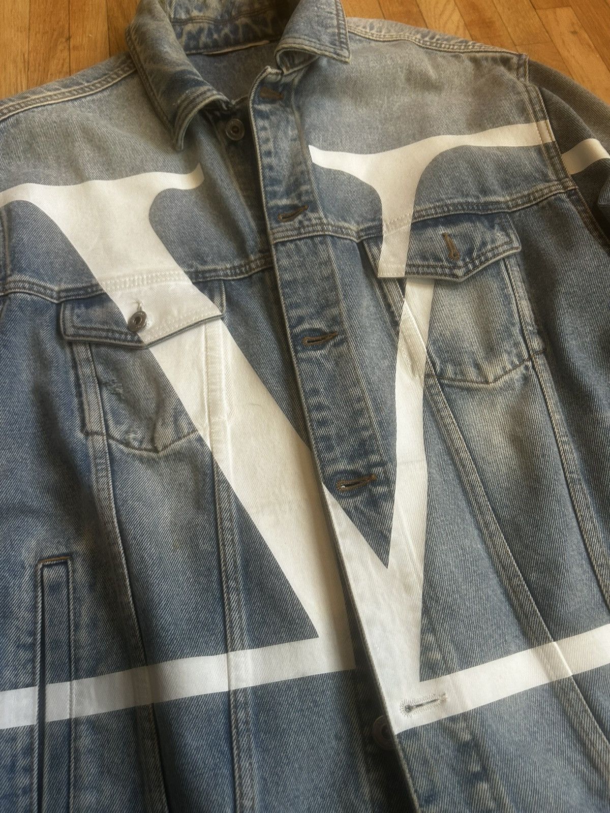 Valentino Valentino Blue Denim Jacket Size US M / EU 48-50 / 2 - 2 Thumbnail