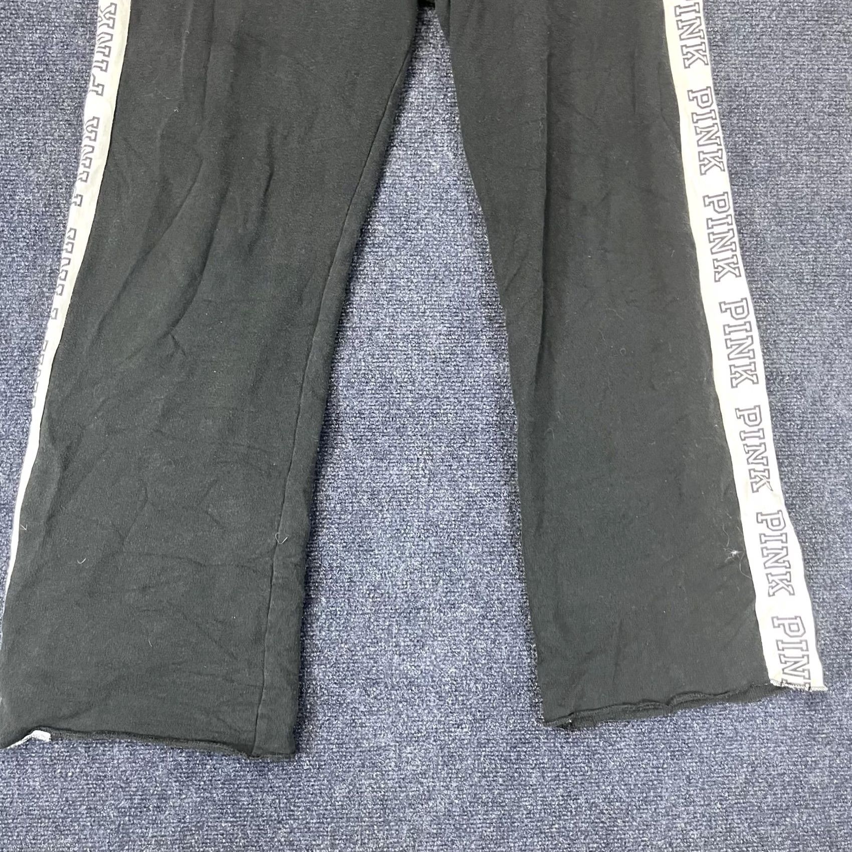 Pinko PINK Victoria's Secret Pants Womens Small Black Straight Leg Track Joggers Size 28" / US 6 / IT 42 - 2 Thumbnail
