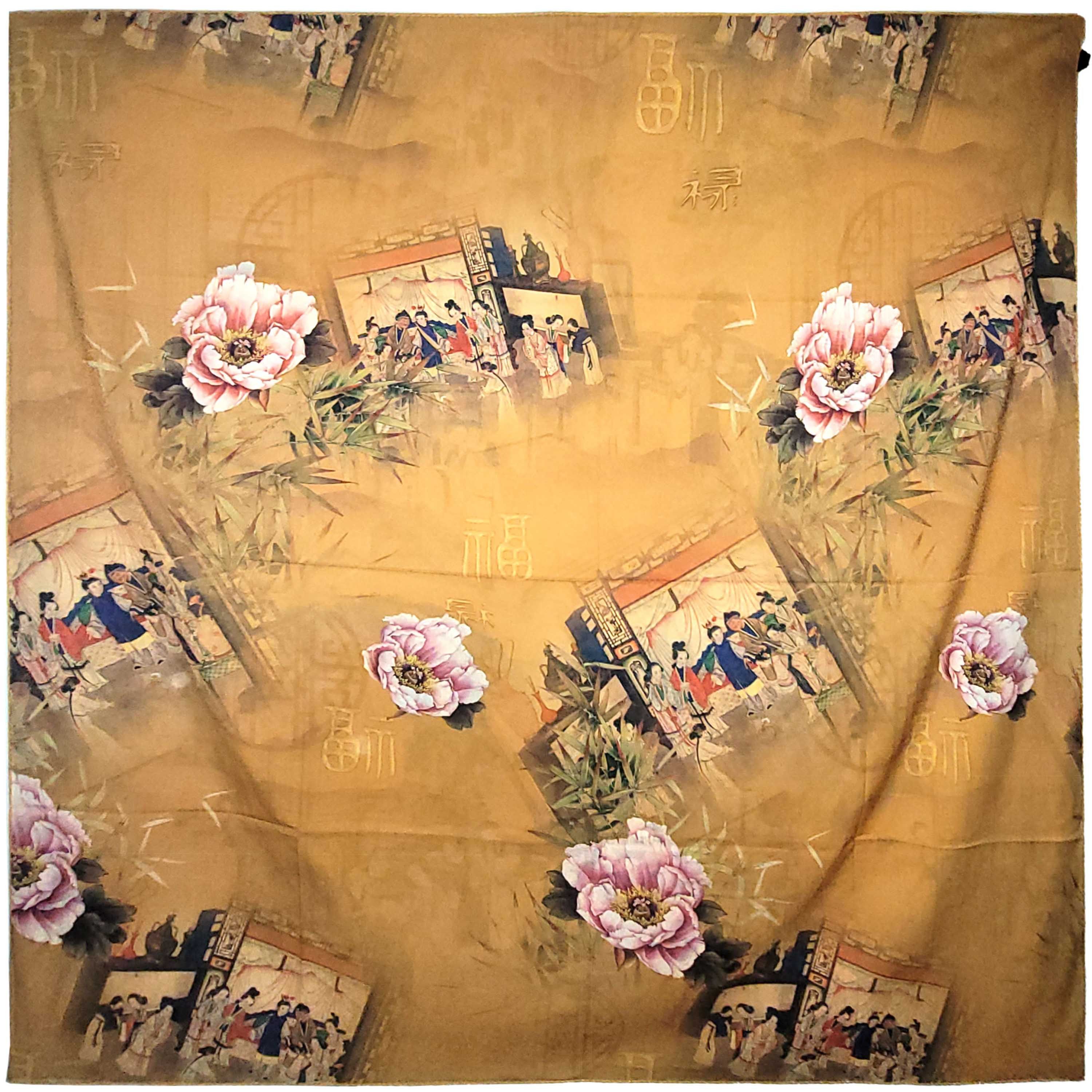 Other NWT Double Sided Silk Scarf 52"x52" Large Square Wrap 3248 Size ONE SIZE - 3 Thumbnail