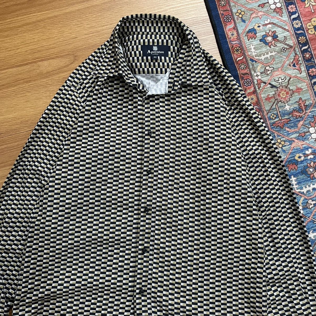 Aquascutum Aquascutum Geometric Shirt Size US L / EU 52-54 / 3 - 2 Thumbnail