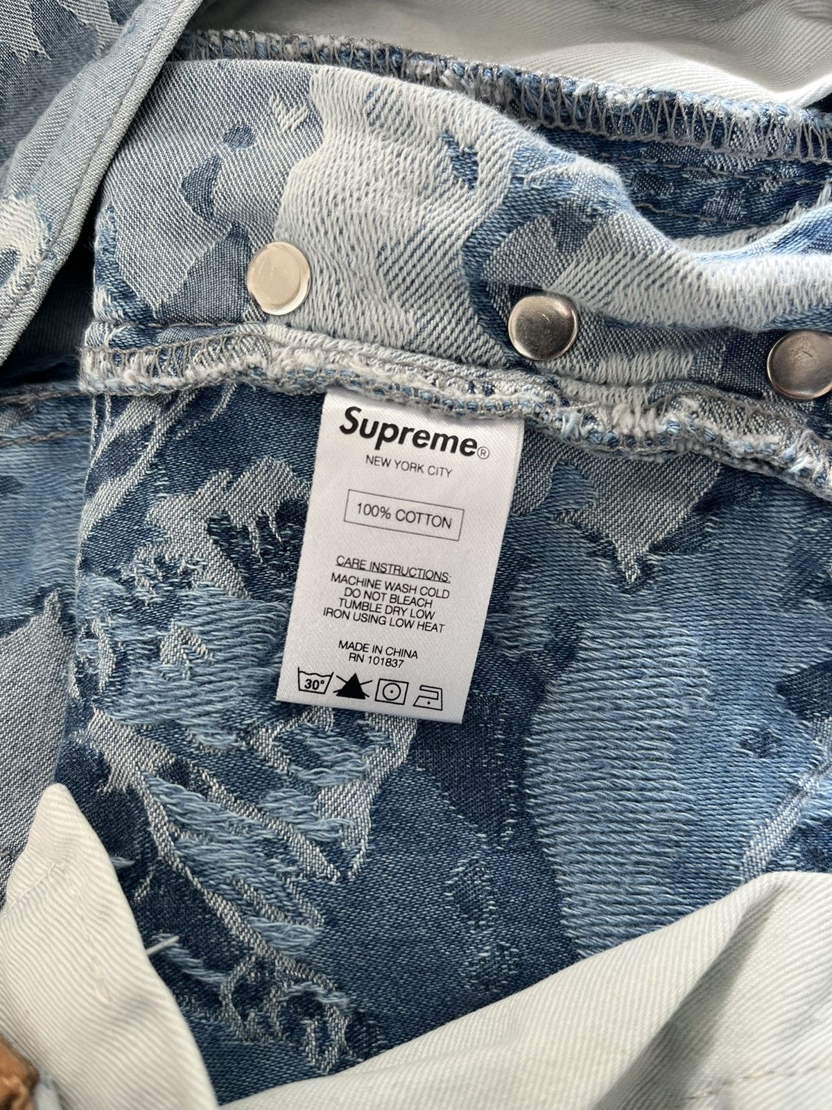 Supreme Supreme Cherub 5 pocket jeans Light blue FW16 Size US 32 / EU 48 - 7 Thumbnail