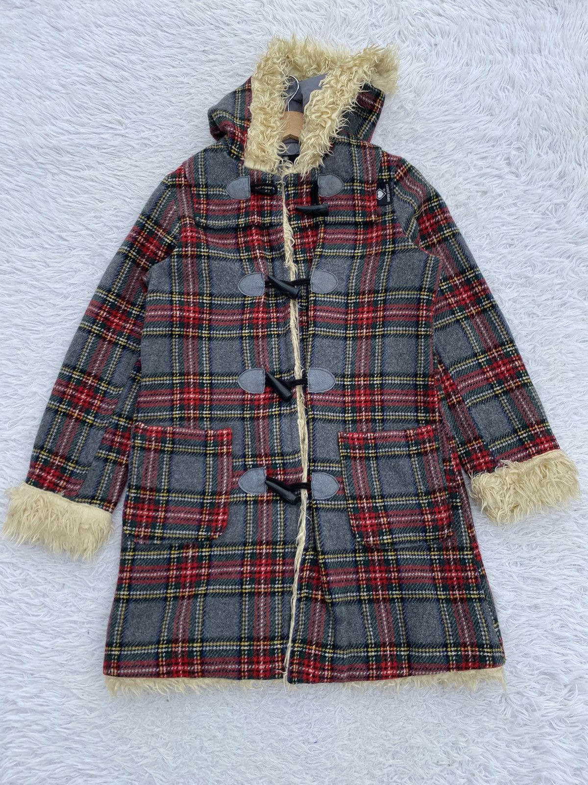 Super Lovers Rare Vintage Super Lovers Wool Long Jacket Size M / US 6-8 / IT 42-44 - 5 Thumbnail