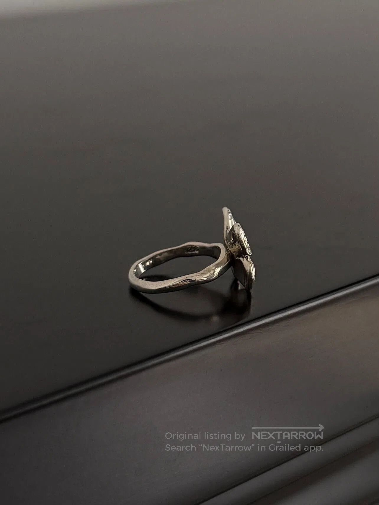 Jean Paul Gaultier Jean Paul Gaultier Butterfly Silver Ring. Size ONE SIZE - 5 Thumbnail